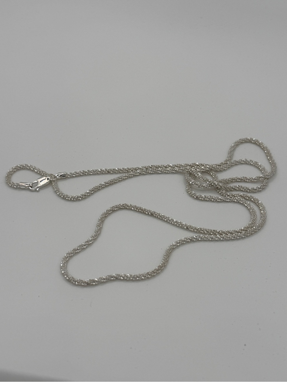 30” Sterling Silver Rope Chain Necklace - Picture 3 of 3